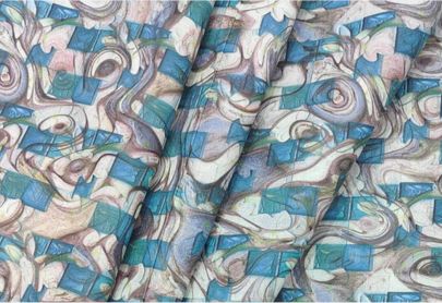 Shirt Fabric Donear 60Lea 100% Linen Pin Check Colour Light Grey