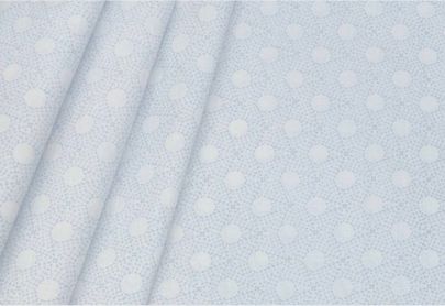 Linen Club Blended Printed Shirt & Kurta Fabric Light Blue